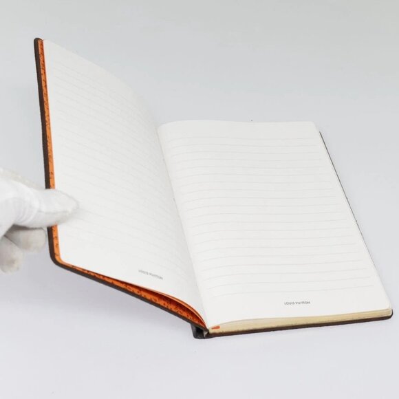 LOUIS VUITTON Catgram Cayenne Clemence Note Cover Orange GI0358 LV Auth 92886 - Picture 13 of 16